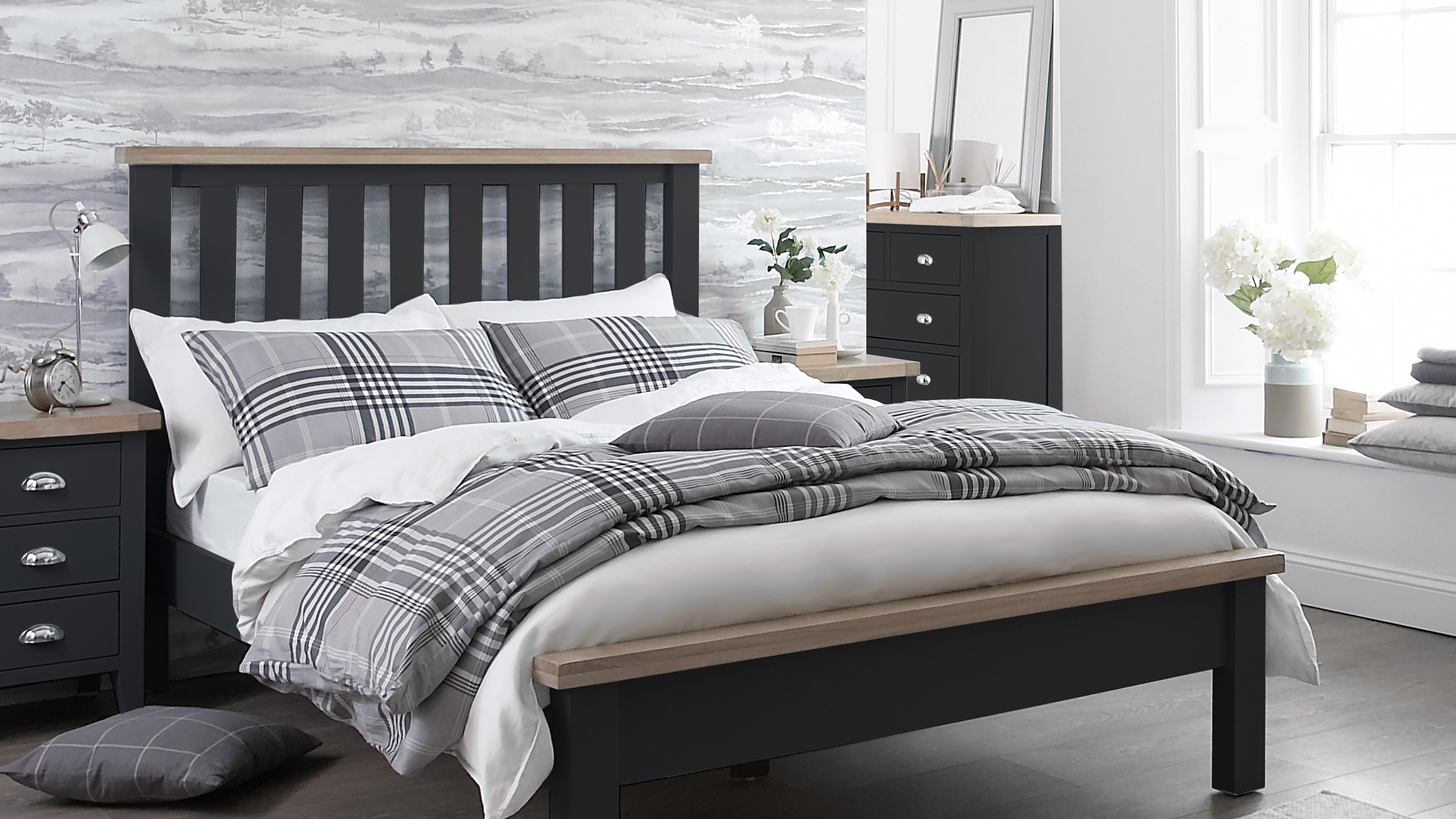 Rustique Home Bucks Charcoal Painted Oak Collection