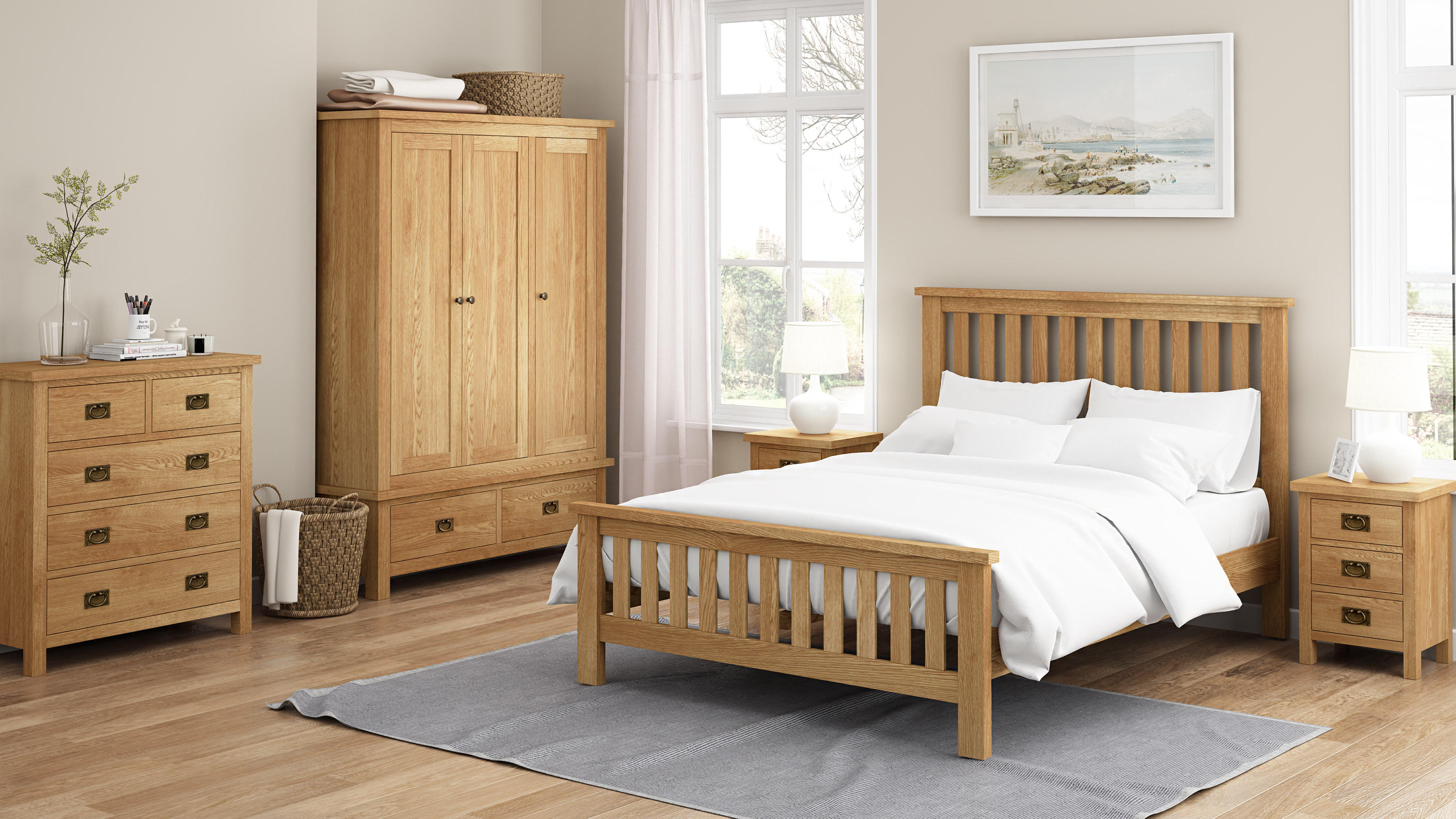 Rustique Home London Lite Rustic Oak Oak Collection