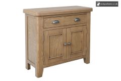 Smoked Oak 1 Drawer 2 Door Sideboard