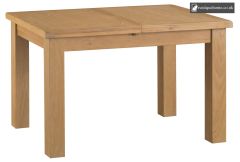 Modern Oak 1.25M Butterfly Extending Table
