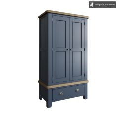 Denham Blue 2 Door Wardrobe