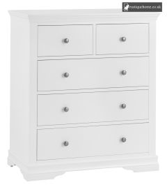 Burnham White 2 Over 3 Chest