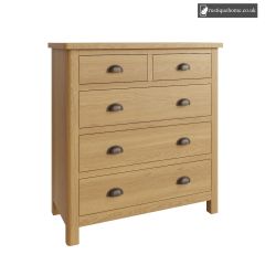 Rustic Oak 2 Over 3 Chest