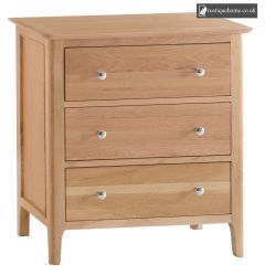 Light Oak 3 Drawer Chest
