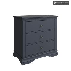 Burnham Midnight Grey 3 Drawer Chest