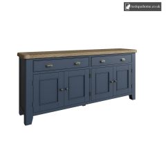 Denham Blue 4 Door Sideboard