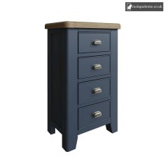 Denham Blue 4 Drawer Chest