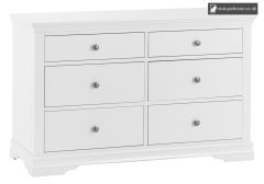 Burnham White 6 Drawer Chest