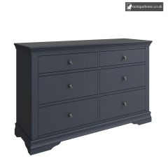 Burnham Midnight Grey 6 Drawer Chest