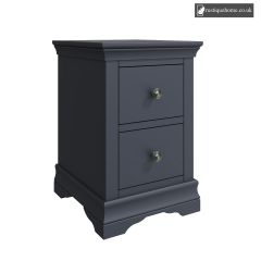 Burnham Midnight Grey Bedside Cabinet
