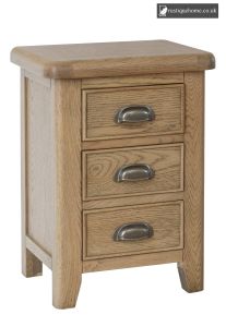 Smoked Oak Bedside Cabinet