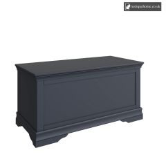 Burnham Midnight Grey Blanket Box