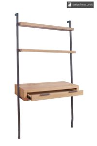 Modern Oak Corner Computer Desk