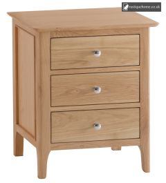 Light Oak Extra Large Bedside