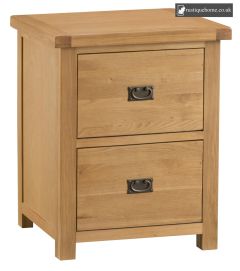 Modern Oak Filing Cabinet