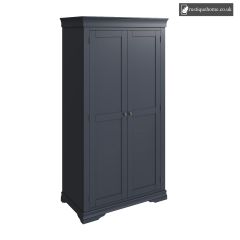 Burnham Midnight Grey Full Hanging Wardrobe