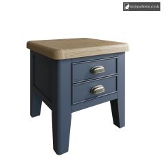 Denham Blue Lamp Table