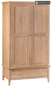Light Oak Large 2 Door Wardrobe