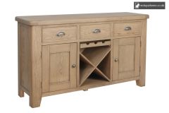 Smoked Oak Large Sideboard