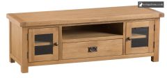 Modern Oak Large TV Unit