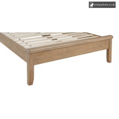 Smoked Oak Super Kingsize 6ft Low End Footboard And Side Rails Set