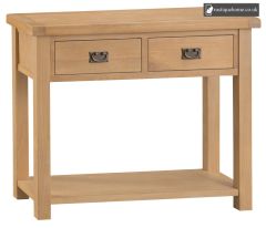 Modern Oak Medium Console Table
