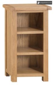 Modern Oak Narrow Bookcase