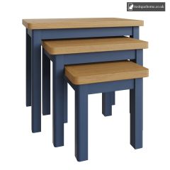 Chelsea Blue Nest Of 3 Tables
