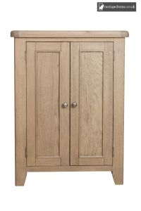 Smoked Oak Shoe Cupboard