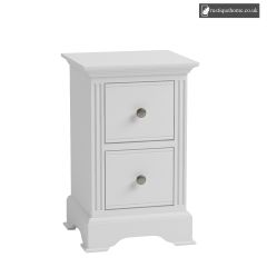 Ivory White Small Bedside