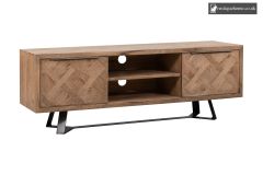 Aged Oak TV Cabinet